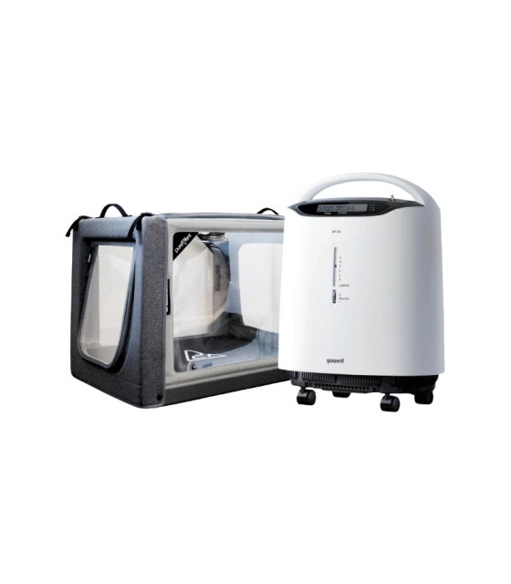Kit cámara de oxígeno hasta 14 kg tamaño M + concentrador Yuwell 8F-5A | Toki